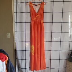 Orange Women's Jumpsuit